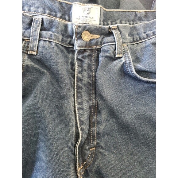 Tyndale FR Jeans Mens 35x30 Flame Resistant Arc Rated 15 CAL CAT 2 2112 Denim - Picture 5 of 15